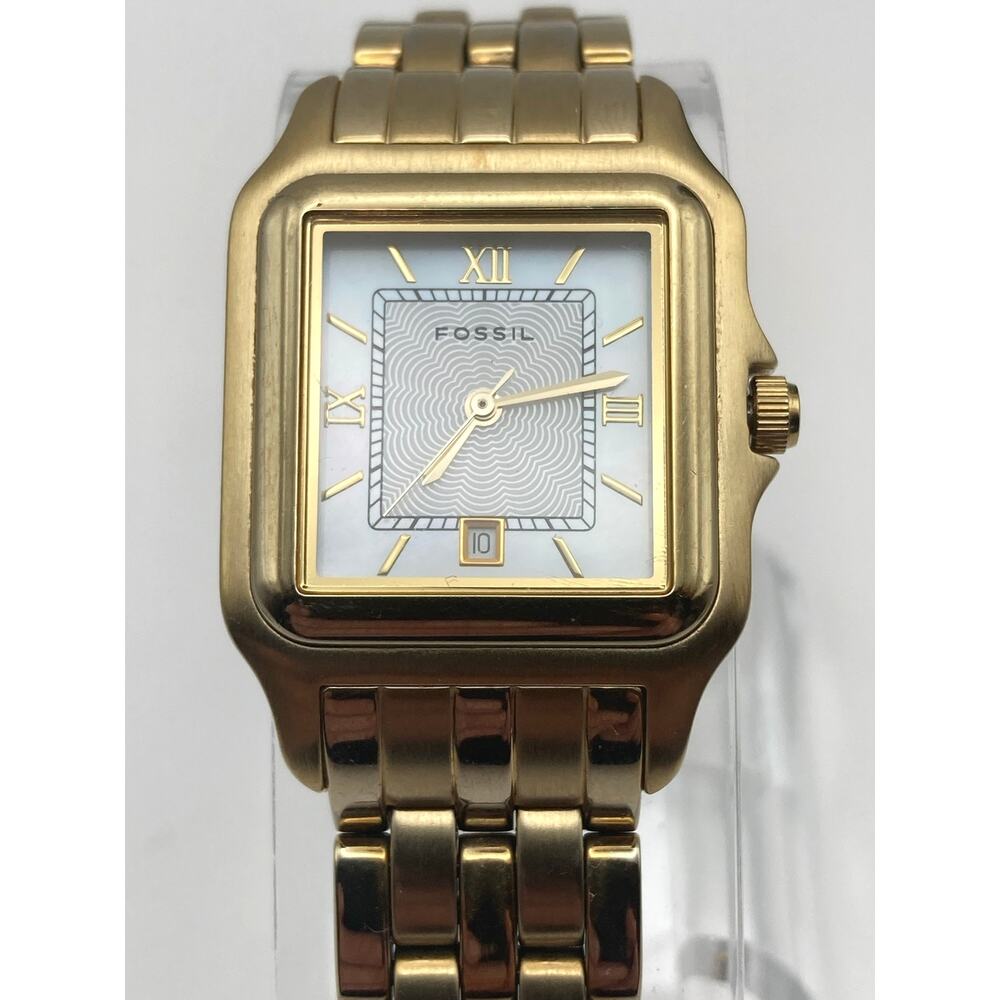 Fossil F2 Womens Dress Watch 27mm - Fresh Battery - All Stainless WR 30m ES-1342